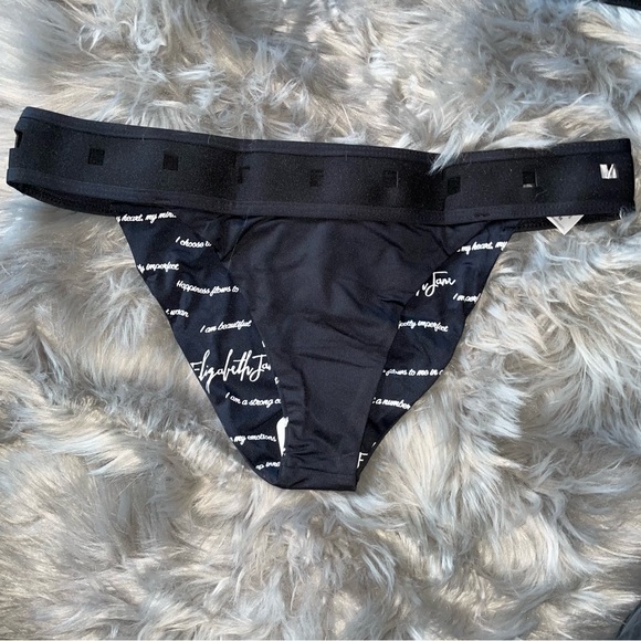 NWT Neoprene black bikini bottom - Picture 1 of 3